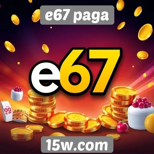 Promoções e bônus disponíveis no e67 paga